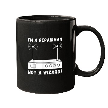 Discover Repairman Not A Wizard Internet Network Technician Mugs