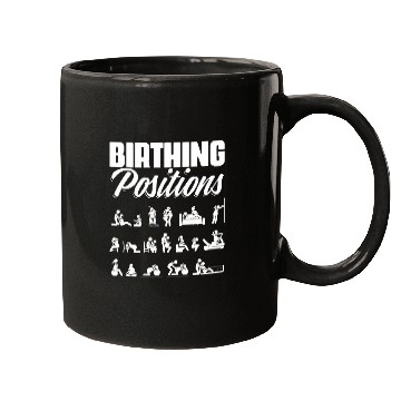 Discover Birthing Position LD nurses Doula Maternity Midwife Mugs