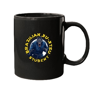 Discover BJJ BRAZILIAN JIUJITSU STUDENT Mugs