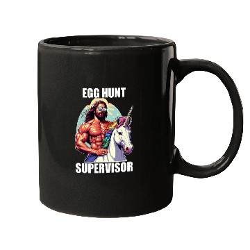 Discover Egg Hunt Supervisor Easter Egg Hunting Party Funny Mom Dad Mugs