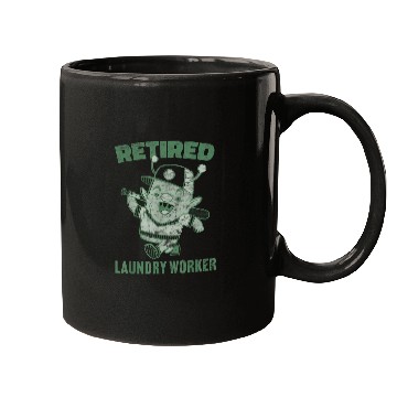 Discover Funny Retirement Design Monster with baseball bat Mugs