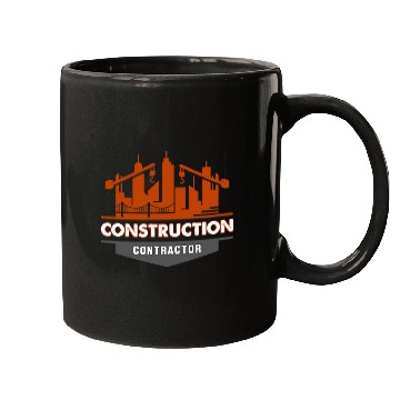 Discover Construction Crew Highway Worker Road Safety Contractor Mugs