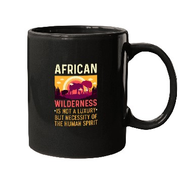 Discover African Wilderness Zoologist Mugs