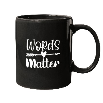 Discover Teacher education school principal student gift words matter Mugs