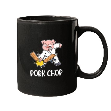 Discover Karate Pork Chop Mugs