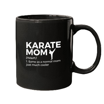 Discover Karate Mom Definition Funny Karateka Mugs