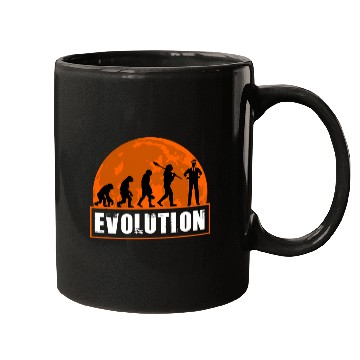 Discover Pilot Funny Human Evolution Gift for Men Mugs