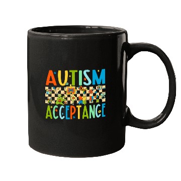 Discover Autism Awareness Month Acceptance Special Education Teacher Mugs