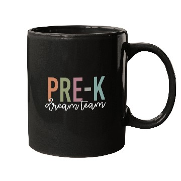 Discover Retro PreK Dream Team Groovy Teacher Back to School Mugs
