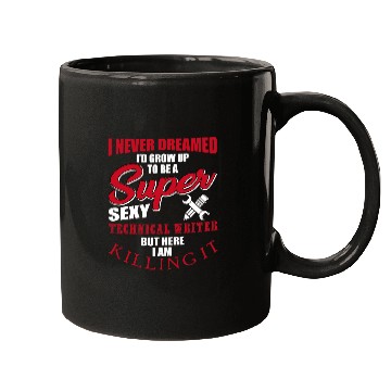 Discover Funny Technical Writer Saying Technical Writing Services Mugs