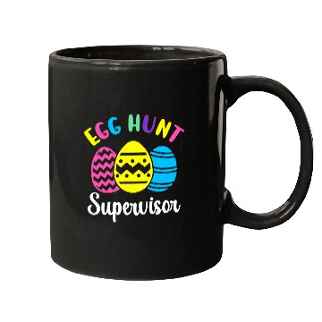 Discover Egg hunt supervisor matching easter eggs hunting group Mugs