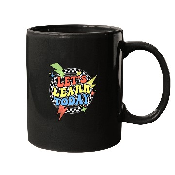 Discover Retro Lets Learn Today Teacher Women Teach Mugs