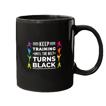 Discover Karate Training Black Belt Funny Saying Mugs