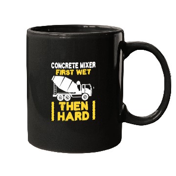 Discover Construction Site Construction Worker Concrete Mixer Mugs