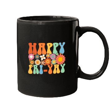 Discover Happy FriYay Friday Lovers Fun Teacher Groovy Mugs
