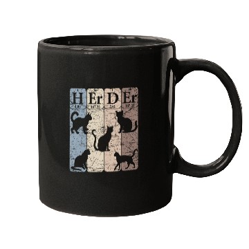 Discover Cat Herder Periodic Table Elements Cat Lover Cat Scientist 2 Mugs