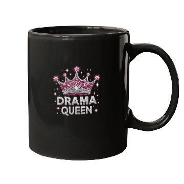 Discover Drama Queen Funny Theatre Actress Thespian Mugs