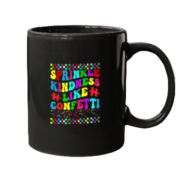 Discover Throw Kindness Around Like Confetti Positivity Kids Teacher Mugs