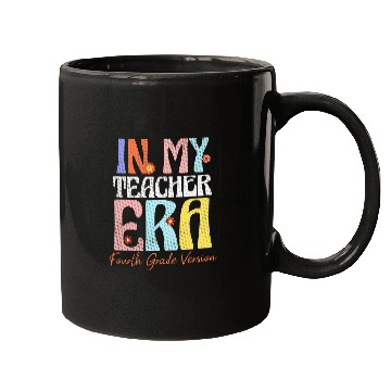Discover Educator 4th Grade Teacher Era Retro For School Teacher Mugs