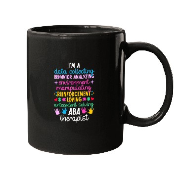 Discover ABA Therapist Definition Applied Behavior Analysis Mugs