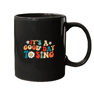 Discover Its a good day to sing Music Lover Teacher Student Retro Mugs