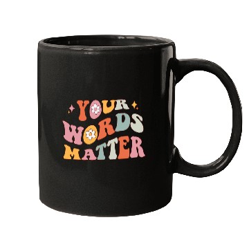 Discover Retro Speech Language Pathologist Groovy Speech Therapy SLP 7 Mugs
