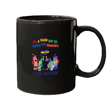 Discover its a good day to teach tiny humans prek teacher Mugs