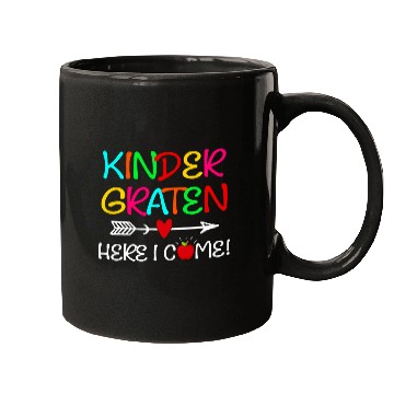Discover Kindergarten Here I Come Back to School for Teacher Student Mugs