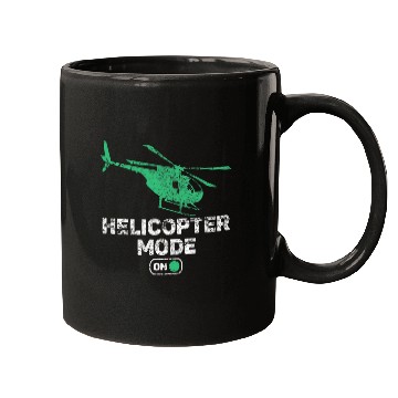 Discover Helicopter Mode On Funny Dad Daddy Father 3 Mugs