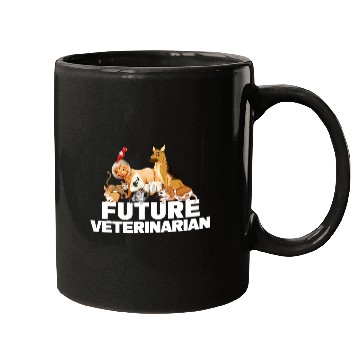 Discover Future Veterinarian Veterinary Assistant Graduation Party Mugs