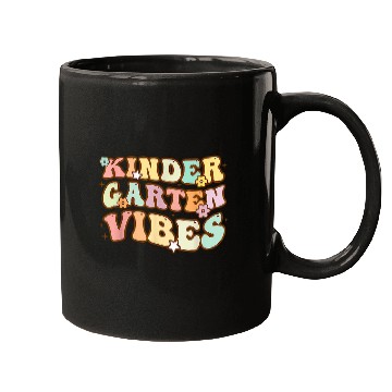 Discover Kindergarten Vibes Happy First Day Back To School Student Mugs