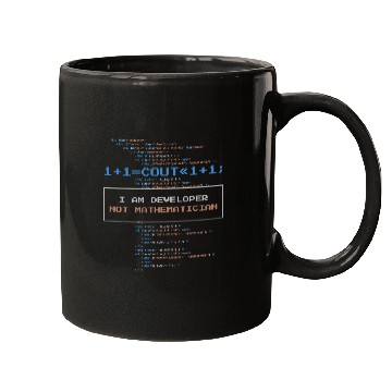 Discover I Am Developer Not Mathematican Computer Student Programmer Mugs