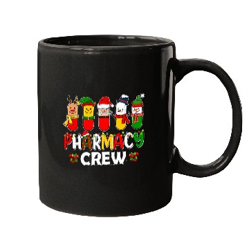 Discover Pharmacy Crew Pharmacist Technician Christmas Mugs