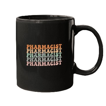 Discover Future Pharmacist Pharmacy Student Retro Design Women Men Mugs