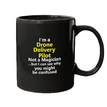 Discover Drone Delivery Pilot Job Career Occupation Mugs