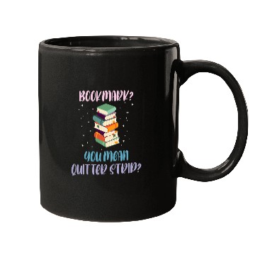 Discover Bookmark You Mean Quitter Strip Book Lover Nerd Mugs