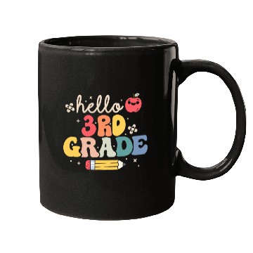 Discover Hello 3rd Third Grade Back to School Teachers Student Mugs
