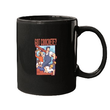 Discover Got Concrete Construction Worker Mugs