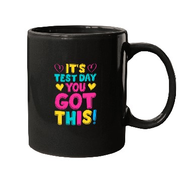 Discover Its Test Day Cute Testing Day Teacher Student Novelty Mugs