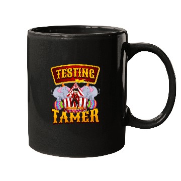 Discover Testing Tamer Test Day Teacher in Circus Theme Women Men Mugs