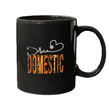 Discover Domestic Leopard Heartbeat Appreciation Women Fall Mugs