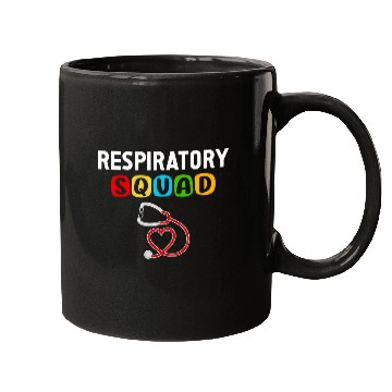 Discover Respiratory Therapist Graphic Respiratory Squad Mugs