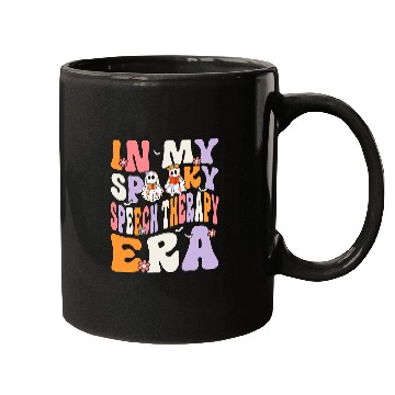 Discover In My Spooky Speech Therapy Era ghosts Groovy Halloween Mugs