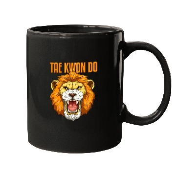 Discover Angry Taekwondo Lion Mugs