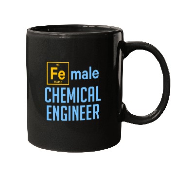 Discover chemicals Engineer Female Engineering 2 Mugs