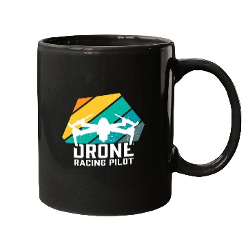 Discover Drone pilot FPV Multicopter Helicopter Hobby Mugs