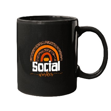 Discover Thanksgiving School Matching Fall Social Worker Team Mugs