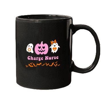 Discover Charge nurses Halloween RN Spooky Pumpkins Nursing Mugs