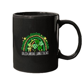Discover English Language Learner Teacher Rainbow St Patricks Day Mugs