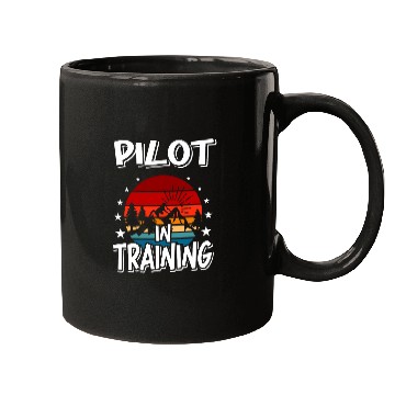 Discover Pilot in Training Future Pilot Mugs